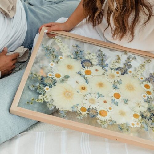 White Poppy Floral Preservation 1
